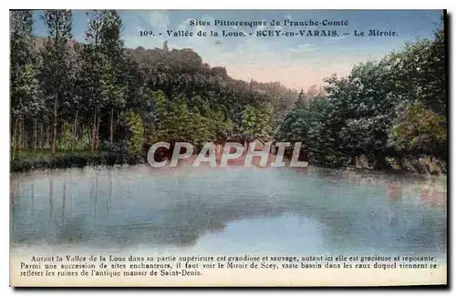 Cartes postales Site Pittoresque de Franche Comte Vallee de la Loue Scey en Varais Le Miroir