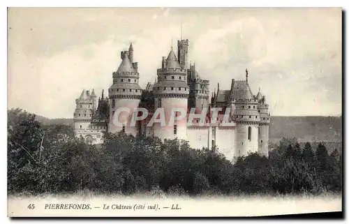 Ansichtskarte AK Pierrefonds Le Chateau (Cote Sud)