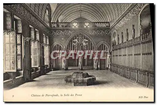 Cartes postales Chateau de Pierrefonds La Salle des Preux