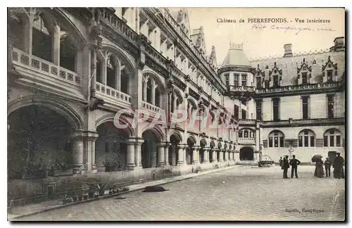 Cartes postales Chateau de Pierrefonds Vue interieure