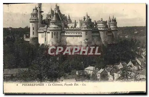 Cartes postales Pierrefonds Le Chateau Facade Est