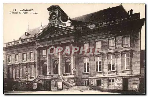 Cartes postales Langres L'Hotel de Ville