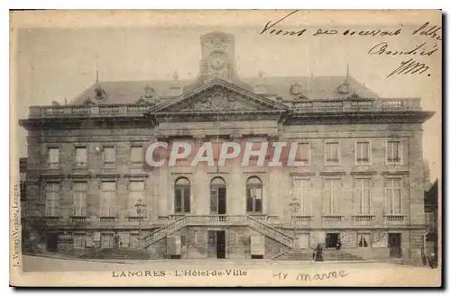 Cartes postales Langres L'Hotel de Ville