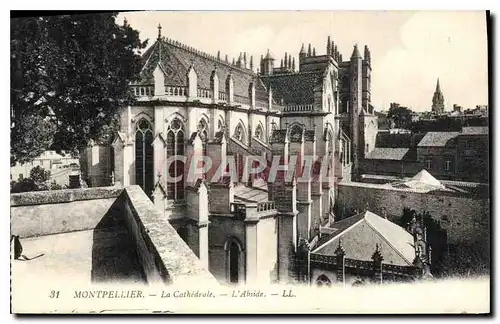 Ansichtskarte AK Montpellier La Cathedrale L'Abside