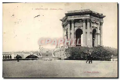 Cartes postales Montpellier Chateau d'Eau