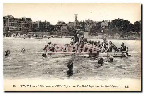 Cartes postales Dinard L'Hotel Royal et l'Hotel Crystal