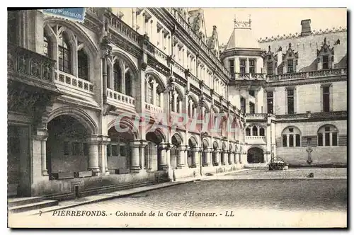 Cartes postales Pierrefonds Colonnade de la Cour d'Honneur