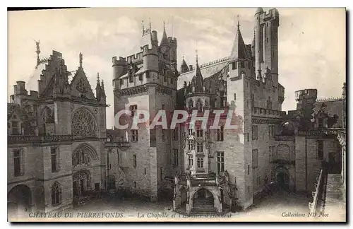 Ansichtskarte AK Chateau de Pierrefonds La Chapelle et l'Escalier