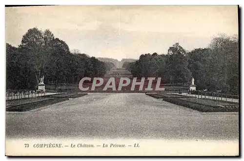 Cartes postales Compiegne Le Chateau La Pelouse