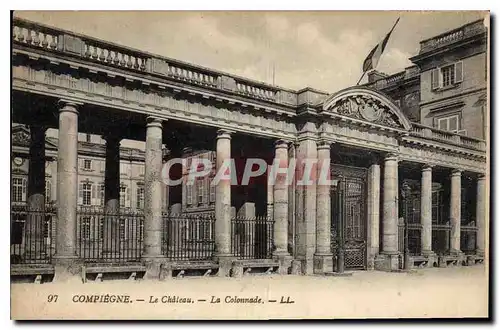 Cartes postales Compiegne Le Chateau La Colonnade