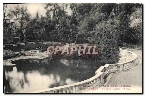 Cartes postales Nimes Source de la Fontaine