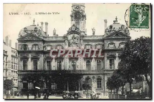 Cartes postales Lyon L'hotel de Ville