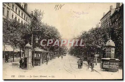Cartes postales Lyon Le Cours Morand Absinthe