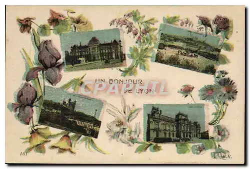 Cartes postales Lyon Un Bonjour de Lyon