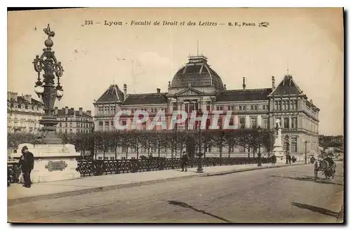 Cartes postales Lyon Faculte de Droit et des Lettres