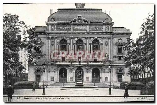 Ansichtskarte AK Lyon Le theatre des Celestins