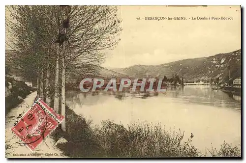 Cartes postales Besancon les Bains Le Doubs a Port Bouvot