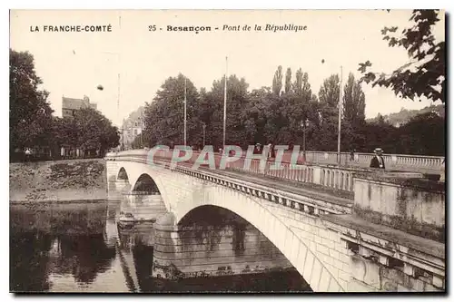 Ansichtskarte AK Besancon Pont de la Republique