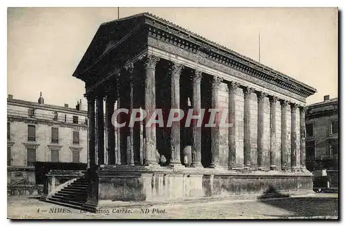 Ansichtskarte AK Nimes La Maison Carree