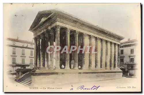 Ansichtskarte AK Nimes La Maison Carree