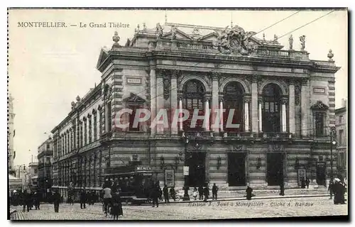 Ansichtskarte AK Montpellier Le Grand Theatre