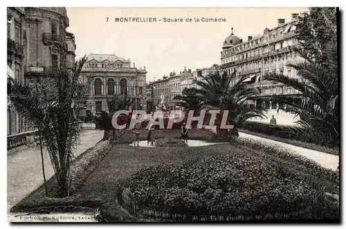 Cartes postales Montpellier Square de la Comedie