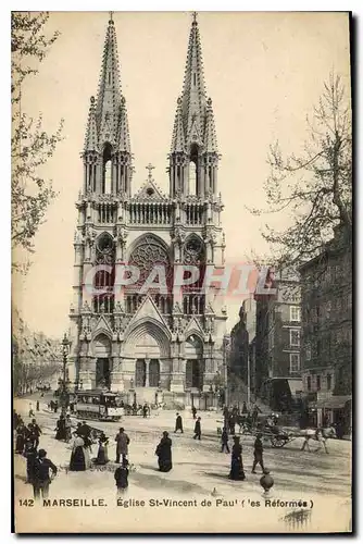 Ansichtskarte AK Marseille Eglise St Vincent de Paul (Les Reformes)