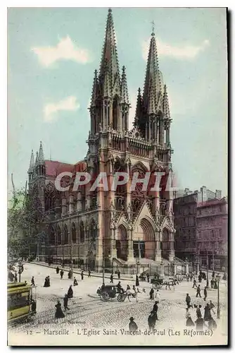 Ansichtskarte AK Marseille l'Eglise Saint Vincent de Paul (Les Reformes)