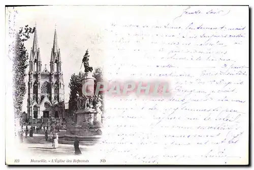 Cartes postales Marseille L'Eglise des Reformes