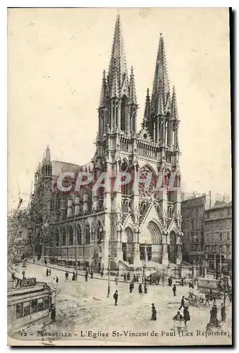 Ansichtskarte AK Marseille L'Eglise St Vincent de Paul (Les Reformes)