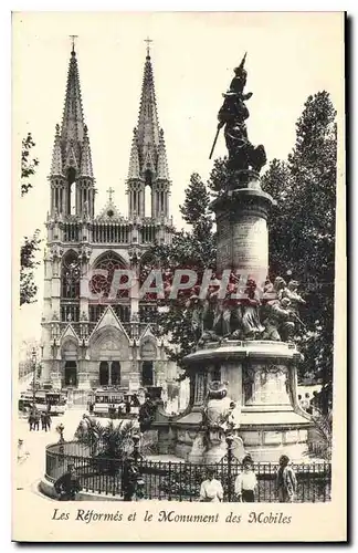 Cartes postales Marseille Les Reformes et le Monument des Mobiles