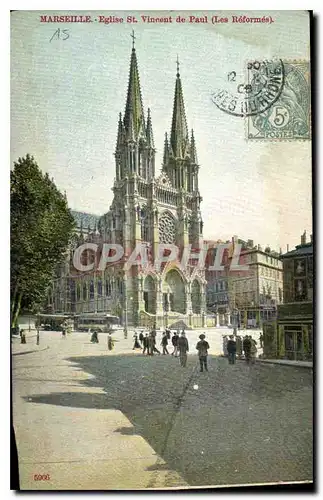 Cartes postales Marseille Eglise St Vincent de Paul (Les Reformes)