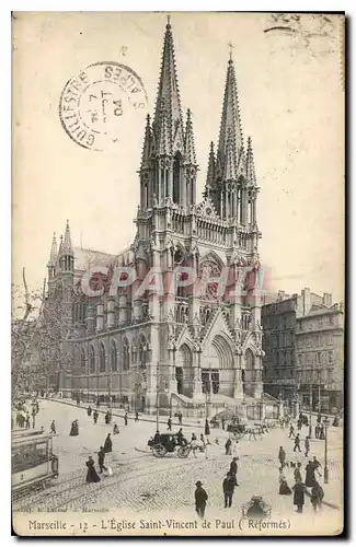 Cartes postales Marseille L'Eglise Saint Vincent de Paul (Reformes)