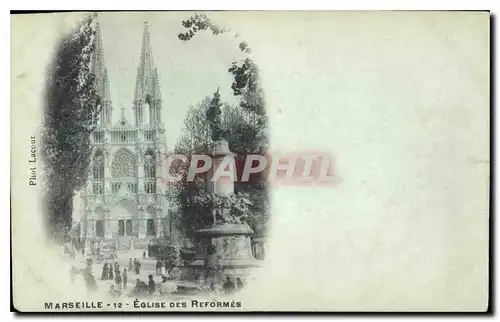 Cartes postales Marseille Eglise des Reformes