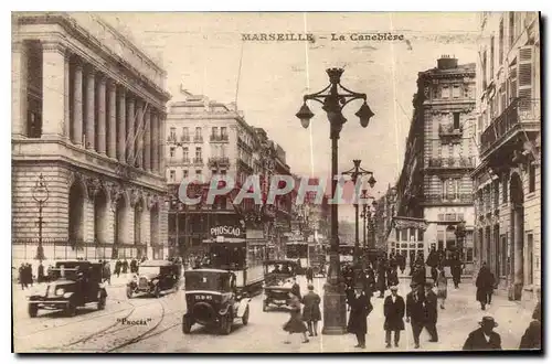 Cartes postales Marseille La Cannebiere