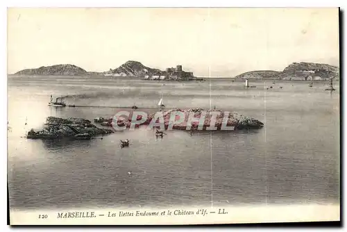 Ansichtskarte AK Marseille Les Ilettes Endoume et le Chateau d'If