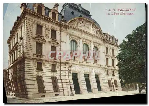 Ansichtskarte AK Marseille La Caisse d'Epargne