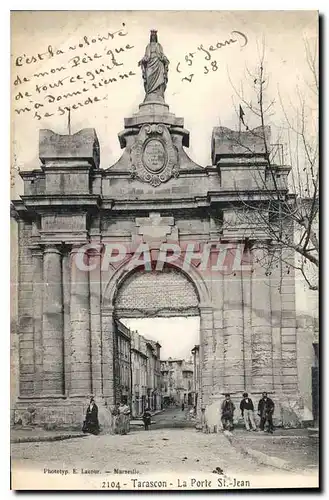 Ansichtskarte AK Tarascon La Porte St Jean