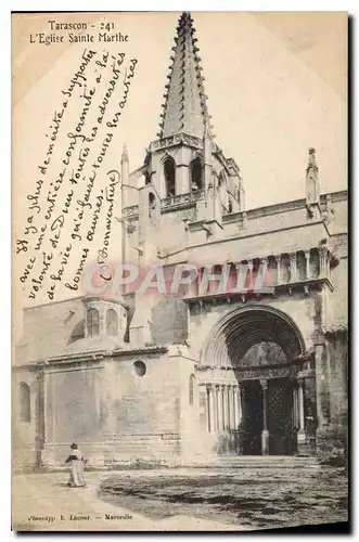 Cartes postales Tarascon L'Eglise Sainte Marthe