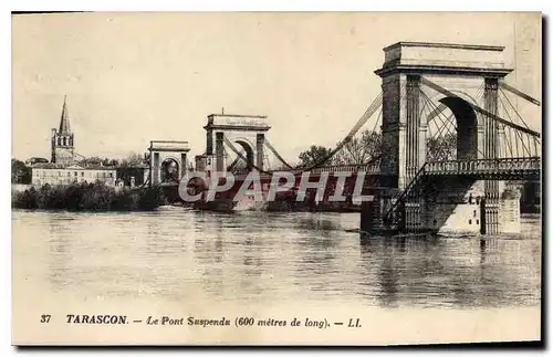 Cartes postales Tarascon Le Pont Suspendu