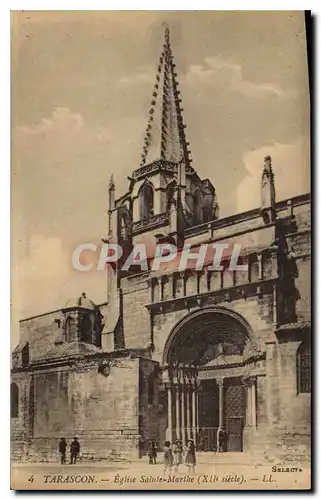 Cartes postales Tarascon Eglise Sainte Marthe