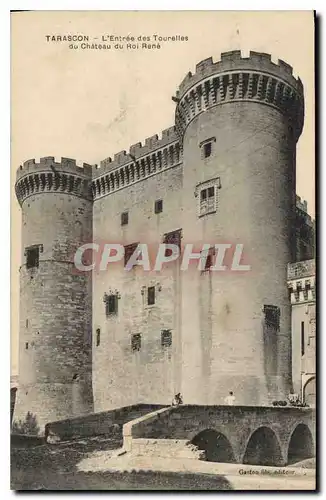 Ansichtskarte AK Tarascon L'Entree des Tourelles du Chateau du Roi Rene