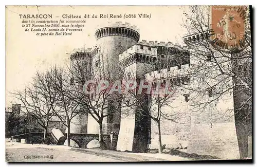 Ansichtskarte AK Tarascon Chateau dit du Roi Rene (Cote Ville)