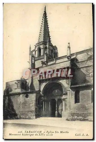 Cartes postales Tarascon Eglise Ste Marthe