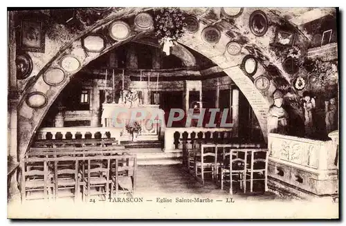 Cartes postales Tarascon Eglise Sainte Marthe