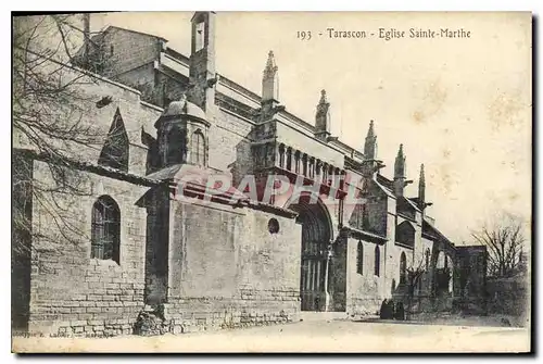 Cartes postales Tarascon Eglise Sainte Marthe