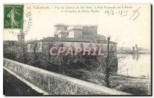 Cartes postales Tarascon Vue du Chateau du Roi Rene