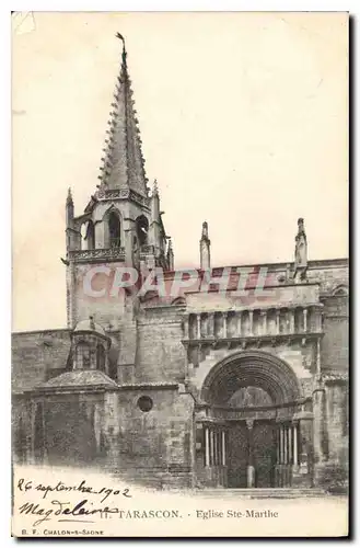 Cartes postales Tarascon Eglise Ste Marthe