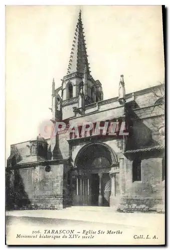 Cartes postales Tarascon (B du R) Eglise Ste Marthe