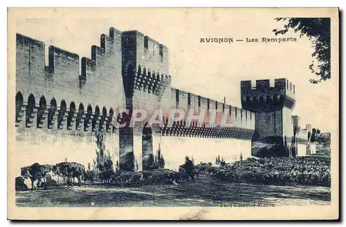 Cartes postales Avignon (Vaucluse) Les Remparts